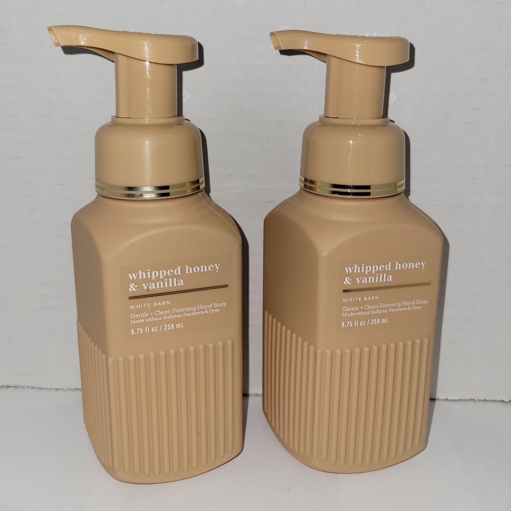 Bath & Body Works Whipped Honey & Vanilla Foaming Hand Soap (2-Pack)